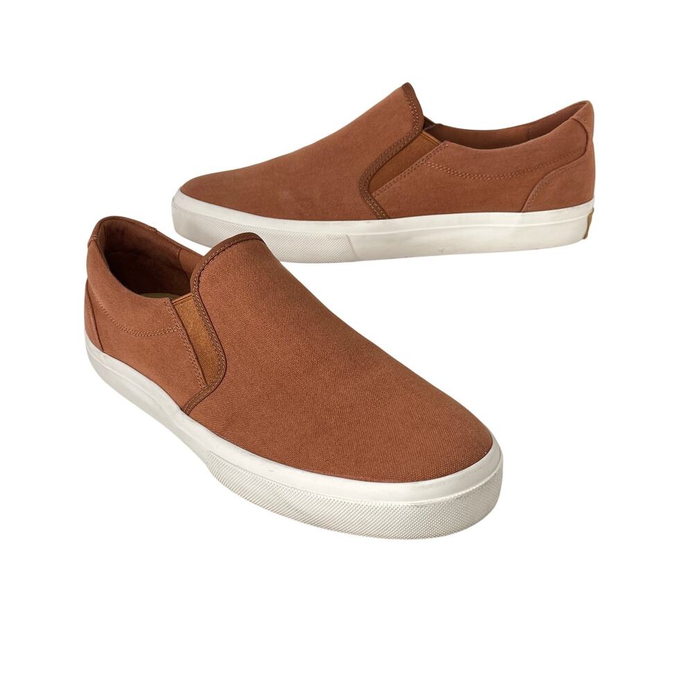 Greats Brooklyn Wooster Slip On Sneaker Canvas Brown